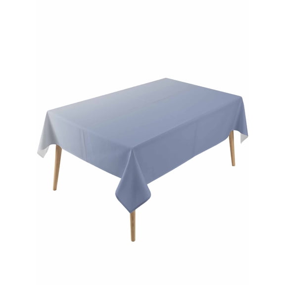 Ombre Grey Blue| Rectangle Tablecloth, Abstract Art Waterproof & StainResistant Tablecloth, Washable Oil-proof Table Cover for Dining/Party/Wedding/Camping/Buffet 60x120 In