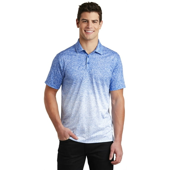 Ombre Heather Polo. ST671