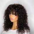 thumbnail image 1 of Ombre Honey Blonde Jerry Curly Bob Cut No Lace Human Hair, 1 of 11