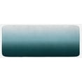 thumbnail image 1 of Ombre Kitchen Mat, Vertical Change Themed Illustration with Teal Shades Darkening Design, Plush Decorative Kitchen Mat with Non Slip Backing, 47" X 19", Teal Pale Blue and White, by Ambesonne, 1 of 1