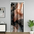 thumbnail image 1 of Ombre Marble Door Curtain For Doorway Privacy 59"W X 80"L,Abstract Art Stone Black Out Curtain,Pink Black Tie-Dye Modern Door Drape,Golden Glitter Geometric Closet Curtain, 1 of 5