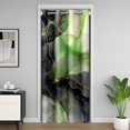 thumbnail image 1 of Ombre Marble Door Curtain For Doorway Privacy 59"W X 80"L,Fresh Abstract Stone Black Out Curtain,Luxury Green Black Modern Door Drape,Geometric Watercolors Room Divider Curtain, 1 of 5