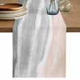 thumbnail image 1 of Ombre Ocean Beach Table Runner, Nautical Coastal Beach Sandy Gradient Gray Cotton Linen Table Runners 72 Inches Long, Dresser Scarf Runner for Dining Tables/TV Stands/Coffee/Cabinets 18''x72'', 1 of 9