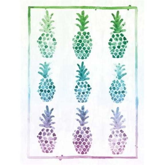 Ombre Pineapple Poster Print by Ashley Sta Teresa, 9 x 12 - Small