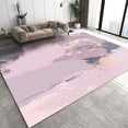 thumbnail image 1 of Ombre Pink Marble Area Rugs, Modern Hand Drawn Art Graffiti Apartment Carpet, Washable Rug Water Proof Bright Color Light Texture Apply to Cafe Office Door Mats Porch Entrance Door 5x7ft, 1 of 6