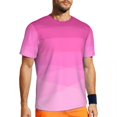 thumbnail image 1 of Ombre Print Gym T-Shirt Summer Abstract Girly Funny T-Shirts Popular Tee Shirt For Male, 1 of 5