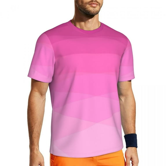 Ombre Print Gym T-Shirt Summer Abstract Girly Funny T-Shirts Popular Tee Shirt For Male