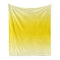 thumbnail image 1 of Ombre Soft Flannel Fleece Throw Blanket, Sun Kissed Summer Hot Beach Inspired Ombre Design Digital Printed Image Artwork Print, Cozy Plush for Indoor and Outdoor Use, 60" x 80", Yellow, by Ambesonne, 1 of 5