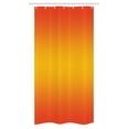 thumbnail image 1 of Ombre Stall Shower Curtain, Tropical Sunset Seasons of the Year Inspired Summer Themed Design Artistic Modern, Fabric Bathroom Set with Hooks, 36W X 72L Inches Long, Orange Yellow, by Ambesonne, 1 of 1