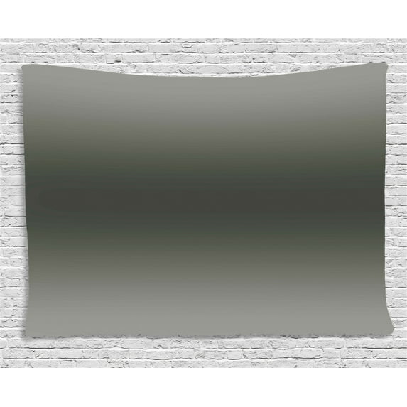 Ombre Tapestry, Smoke Fog Mist Theme Inspired Grey Color Modern Design Room Decorations Digital Print, Wall Hanging for Bedroom Living Room Dorm Decor, 80W X 60L Inches, Black Gray, by Ambesonne