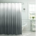 thumbnail image 1 of Ombre Textured Dark Gray Polyester Shower Curtain Set, 70" x 72" (13 Piece), 1 of 5
