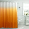 thumbnail image 1 of Ombre Textured Orange Polyester Shower Curtain Set, 70" x 72" (13 Piece), 1 of 5