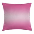 thumbnail image 1 of Ombre Throw Pillow Cushion Cover, Pink Candy Sweets Inspired Girls Room Colored Vivid Decorations Digital Modern Art Print, Decorative Square Accent Pillow Case, 16 X 16 Inches, Pink, by Ambesonne, 1 of 2