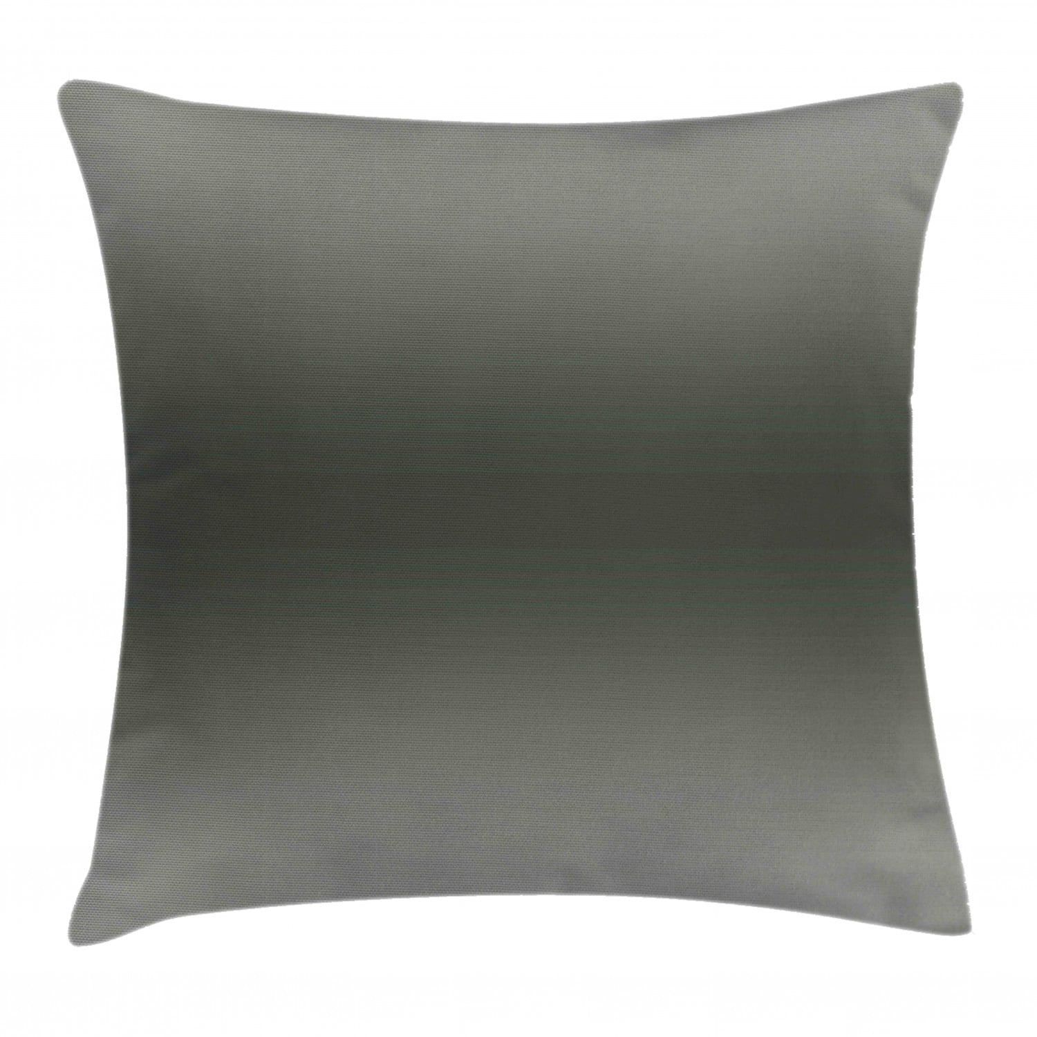 Gray Ombre Polyester Square Throw Pillow for Kids