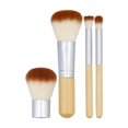 thumbnail image 1 of {Ombre} Tools For Beauty Mimo Bamboo Travel Size 4pc Set w/ SLEEKSHOP Hair Rat Tail Steel Pin Comb for Scalp, 1 of 2