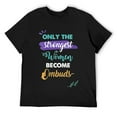 thumbnail image 1 of Ombudsman Gift Only the Strongest Women Become Ombudsman Round Neck T-Shirt Black, 1 of 5