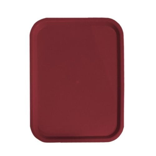 Omcan Fast Food Trays 12"X 16"/ 305Mm X 406Mm Burgundy  (80099)