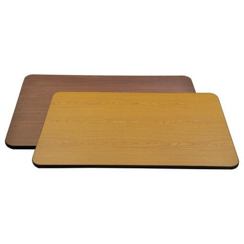 Omcan Table Top - 24" X 30" X 1", Rectangular,Oak/Walnut (43160)