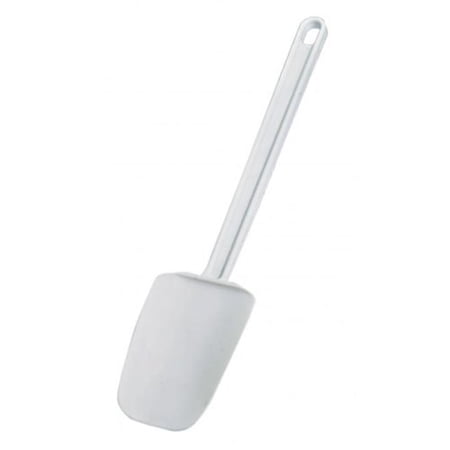 Omcan White Rubber Spoonulas With Plastic Handles 14" Spoonula (80052)