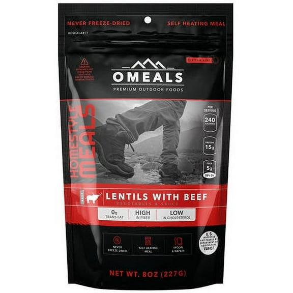 Omeals Lentils With Beef