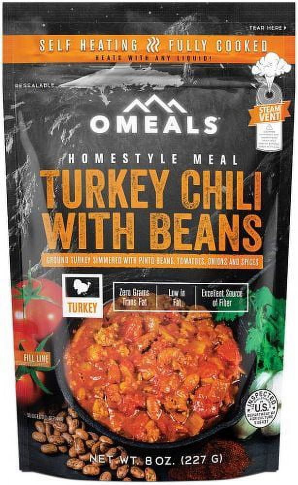 Self-Heating Turkey Chili with Beans in Tomato Sauce