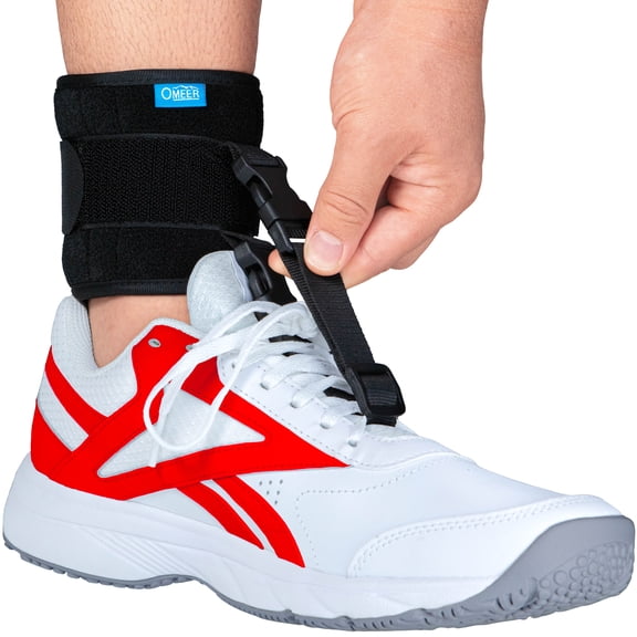 Omeer AFO Foot Drop Brace For Walking With Shoes Provides Adjustable Drop Foot Brace Support For Men Or Women Can Be Worn With the Shoes You Already Own And Can Be Worn On Your Left or Right Leg