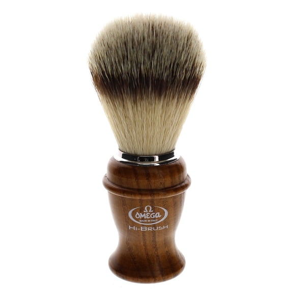 Omega 0146138 HI-BRUSH Synthetic Shaving Brush