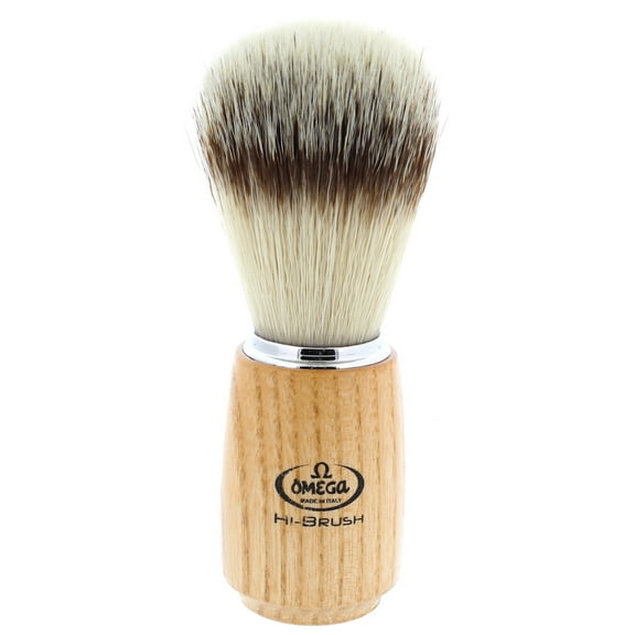 Omega 0146150 HI-BRUSH Synthetic Shaving Brush