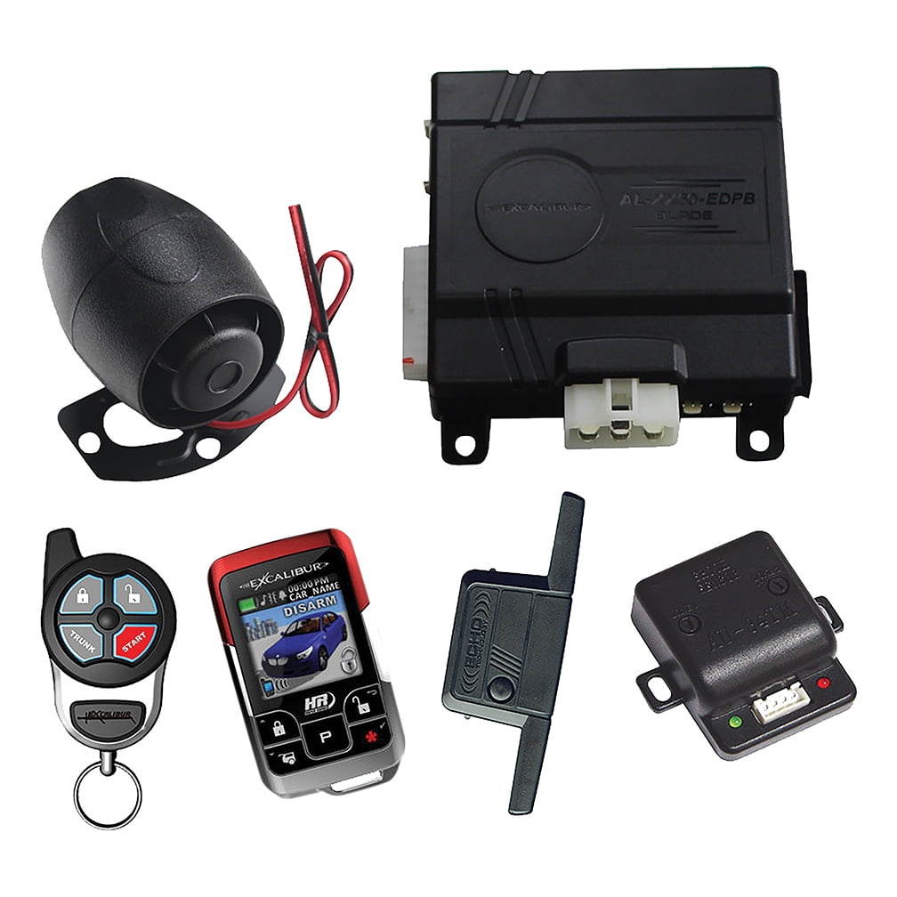 Omega 1 Mile Color 2-Way Security & Remote Start Alarm Combo ...