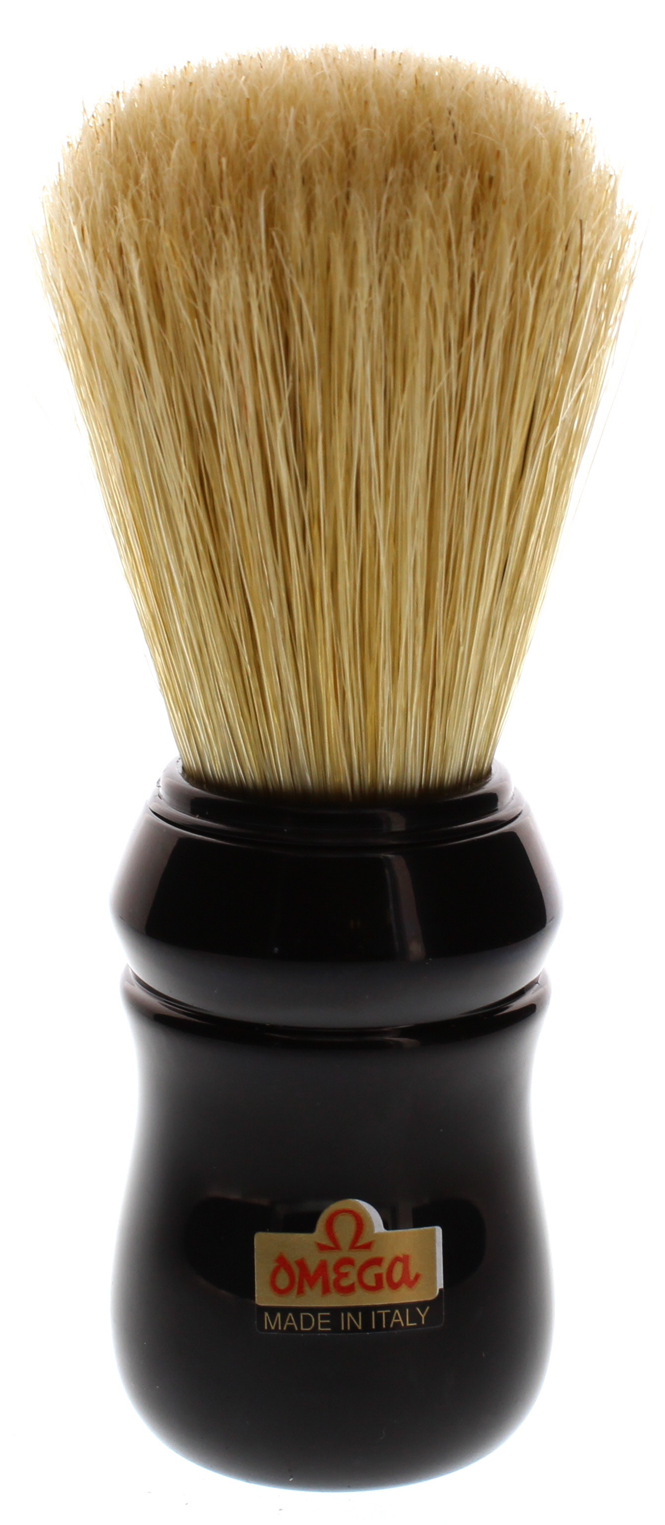 Omega 10049 Professional Boar Shaving Brush, Black Handle