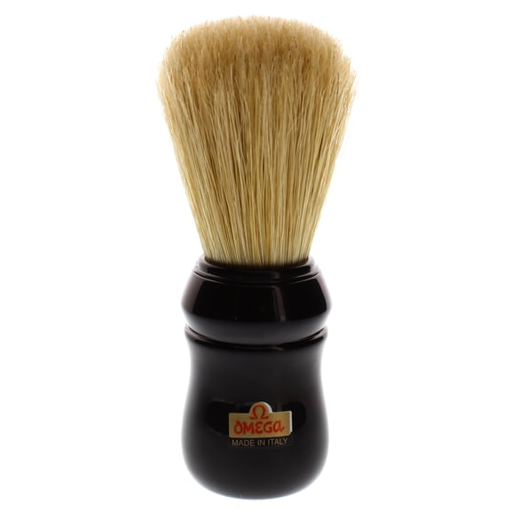 Omega 10049 Professional Boar Shaving Brush, Black Handle