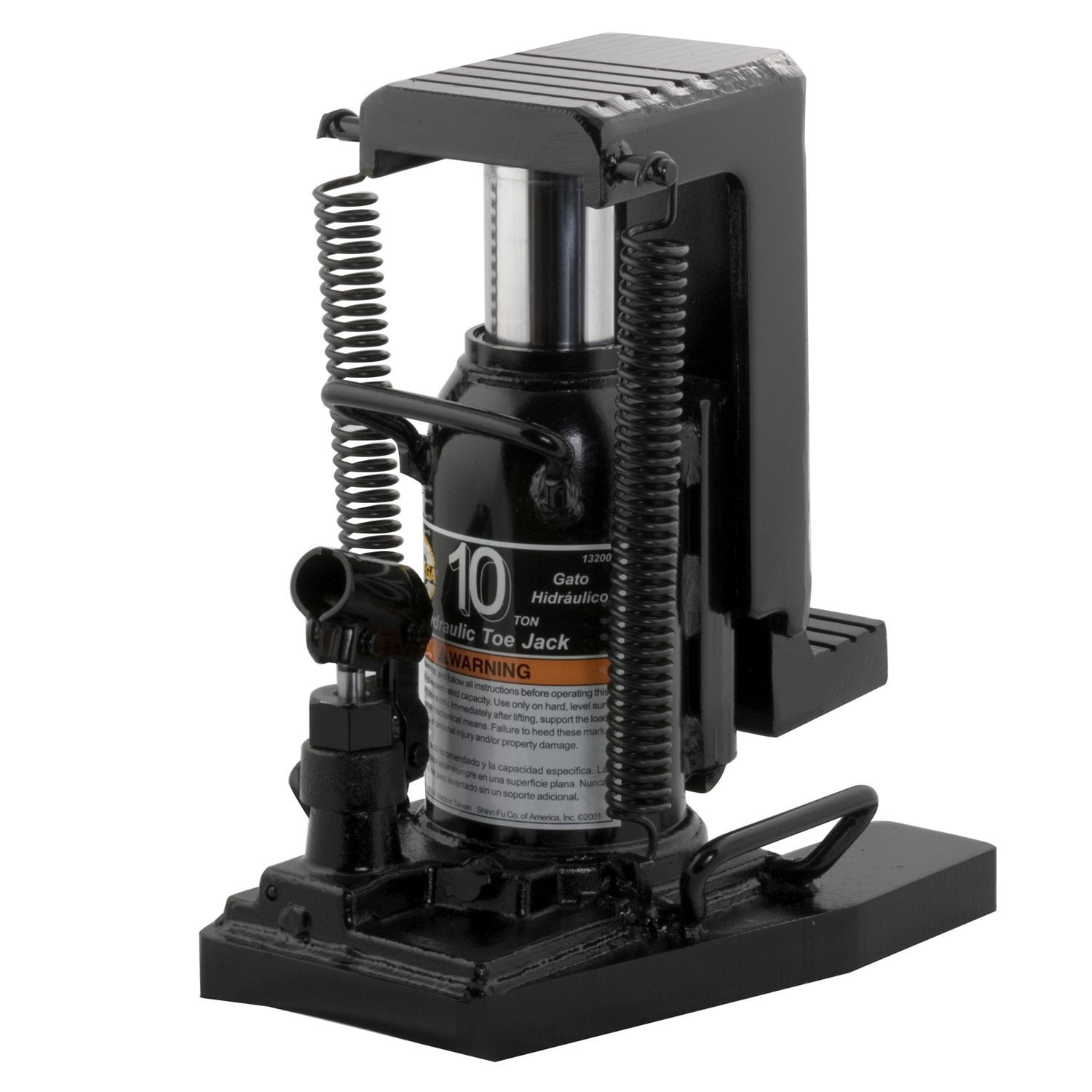 Omega 13200 Black Toe Jack 10 Ton Capacity