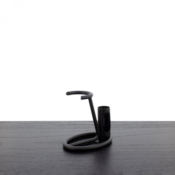 Omega 27mm Black Shaving Brush and Razor Stand