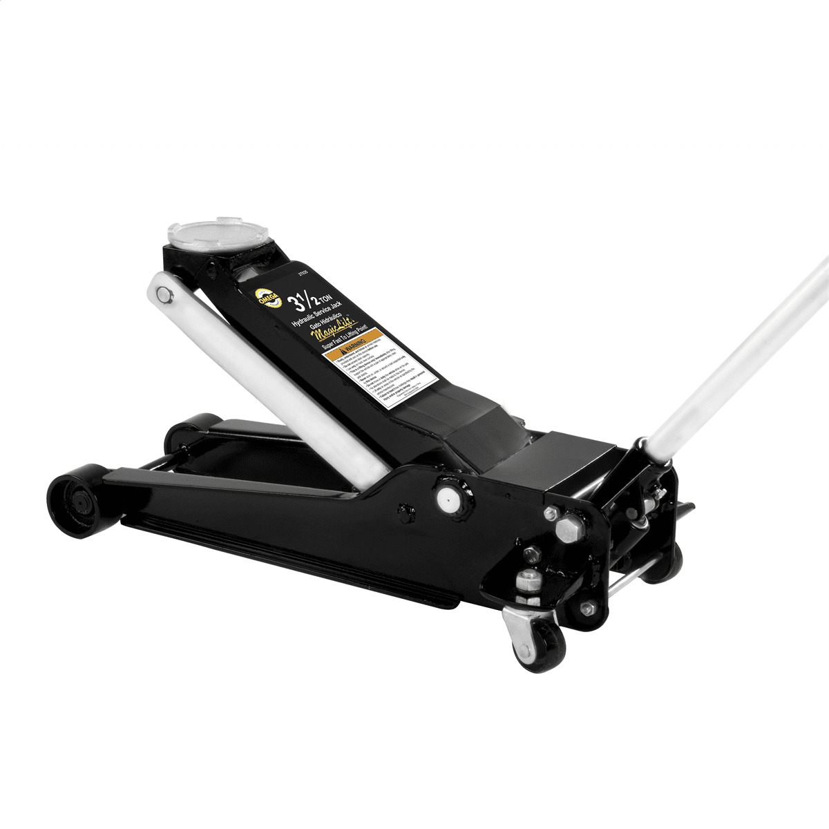 Omega 3-1/2 TON SERVICE JACK, W/ONE-PC HANDLE, HANDLE W/