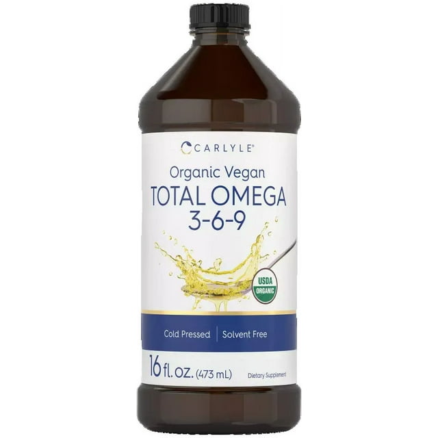 Omega 3 6 9 Liquid 16 fl oz Organic, Cold Pressed Vegan