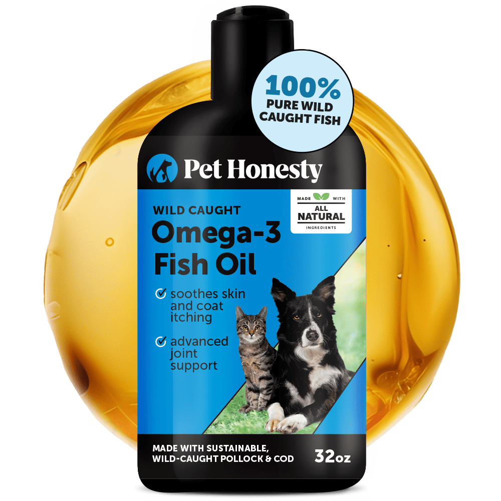 Pet Honesty Pure Liquid Omega Fish Oil Supplement Canine Cats