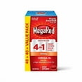 thumbnail image 1 of Omega 3 Fish Oil  & Antarctic Krill Oil  Softgels for Brain, Heart,  Joints & Eye Support,  MegaRed (80 count bottle),  Concentrated Omega 3 Fatty  Acid Supplement with EPA,  DHA, Phospholipids, 1 of 3