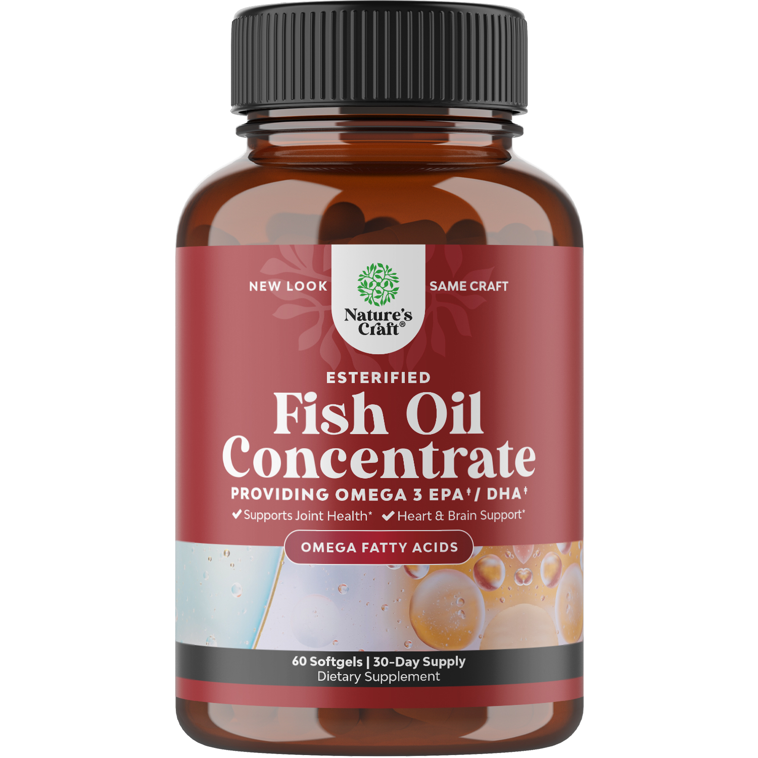 Spring Valley Fish Oil Dietary Supplement Softgels, 1000 mg, 60 Count