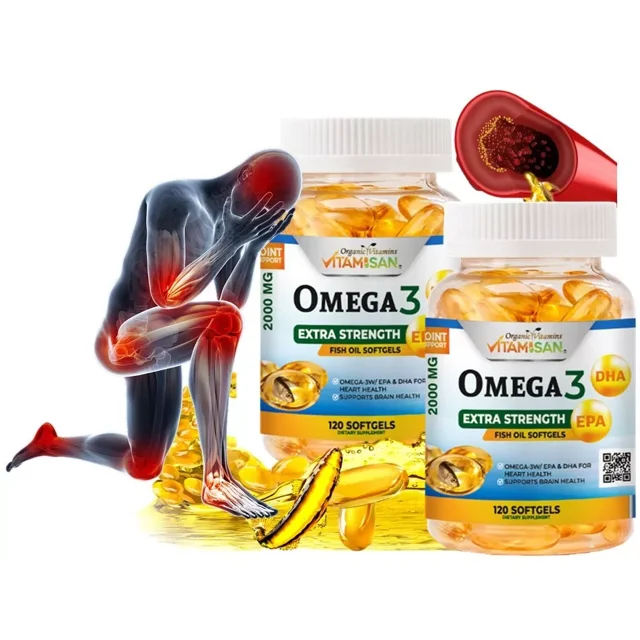 Omega 3 XL Energy Strength 240 Softgels Fatty Acids Vitamins