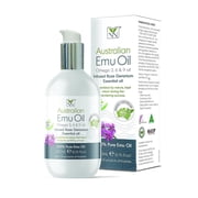 Y-Not Natural Australian Emu Oil Moisturizing Body Oil, Rose Geranium, 200 mL 6.76 fl oz