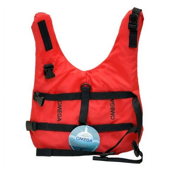 Omega 40902-M Medium 15-30 Lbs Red Boat Pet / Dog Watercraft Float / Life Vest