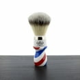 thumbnail image 1 of Omega 46806 Hi-Brush Fiber Shaving Brush, Barber Pole, 1 of 1
