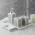 Omega Bath Accessory Collection 4 Piece Bathroom Set