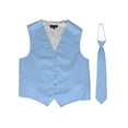 thumbnail image 1 of Omega Button Vest + Matching Tie - Baby Blue - Small, 1 of 1