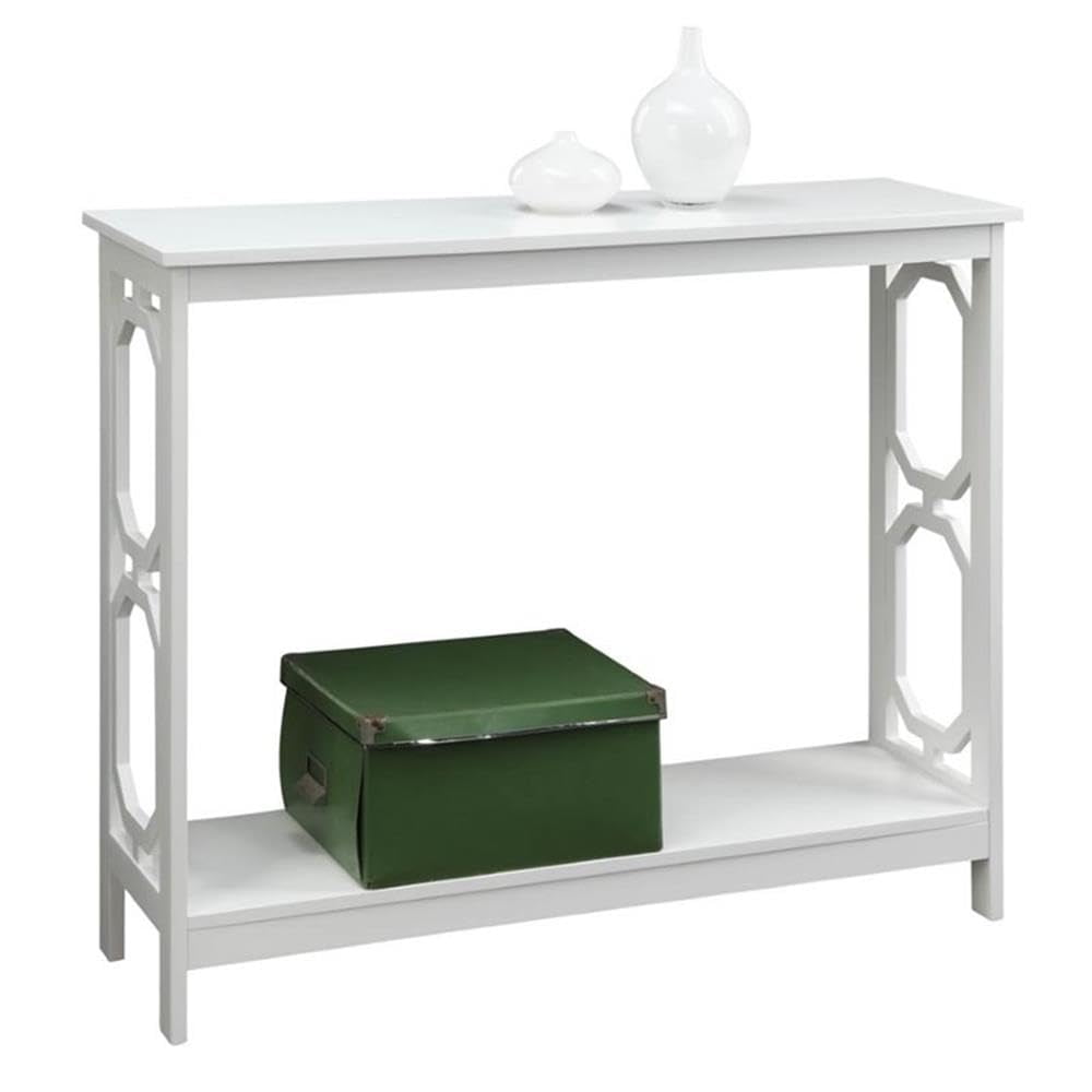 Omega Console Table, White - Walmart.com