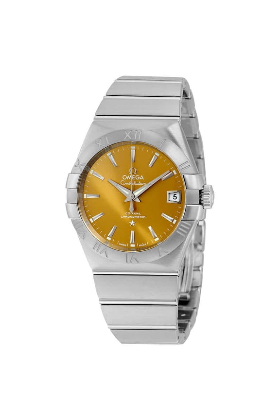 Constellation Co-Axial Bronze Dial Stainless Steel Mens Watch 123.10.38.21.10.001