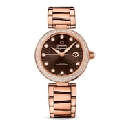 Omega De Ville Ladymatic 18k Rose Gold Automatic Watch 425.65.34.20.63.002