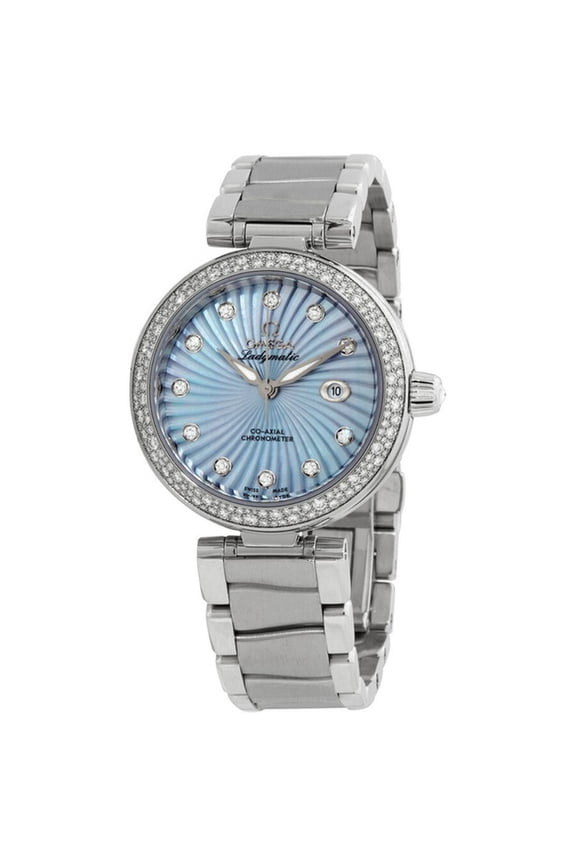 De Ville Ladymatic Women's Blue Dial Automatic Watch 425.35.34.20.57.002