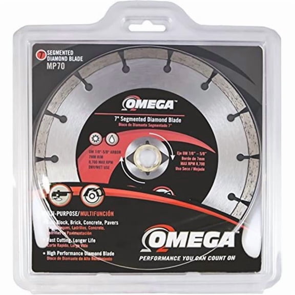 Omega Diamond Tools 7 in. Segmented Diamond Blade