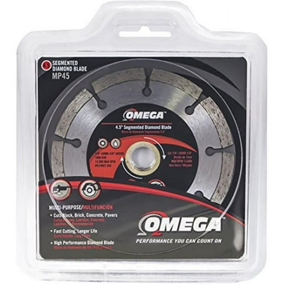 Omega Diamond Tools MP45 Segmented Diamond Blade - 4.5 in.